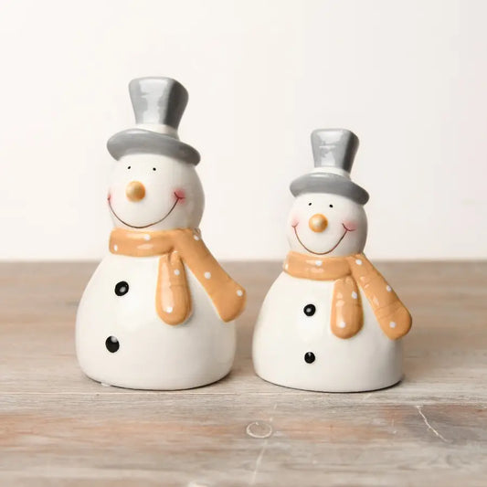 Ceramic Snowman Ornament