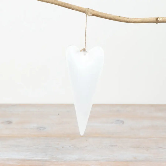 White Heart Hanger
