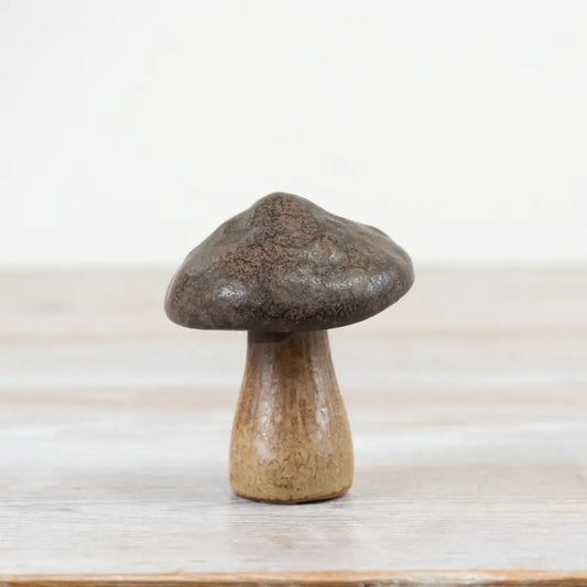 Brown Rustic Mushroom Decoration