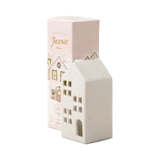 Winter Ceramic Village Holiday Incense Holders