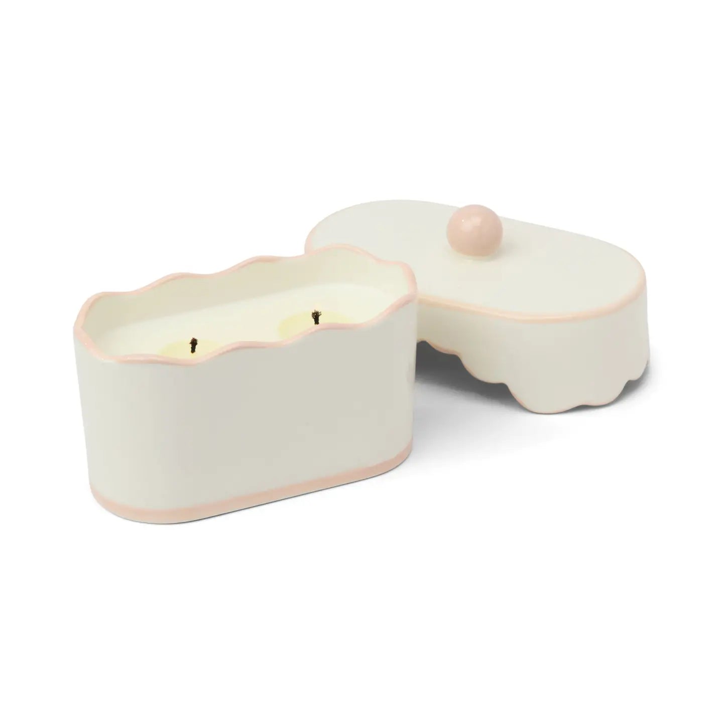 Ceramic Dual Candle Yuzu Woods