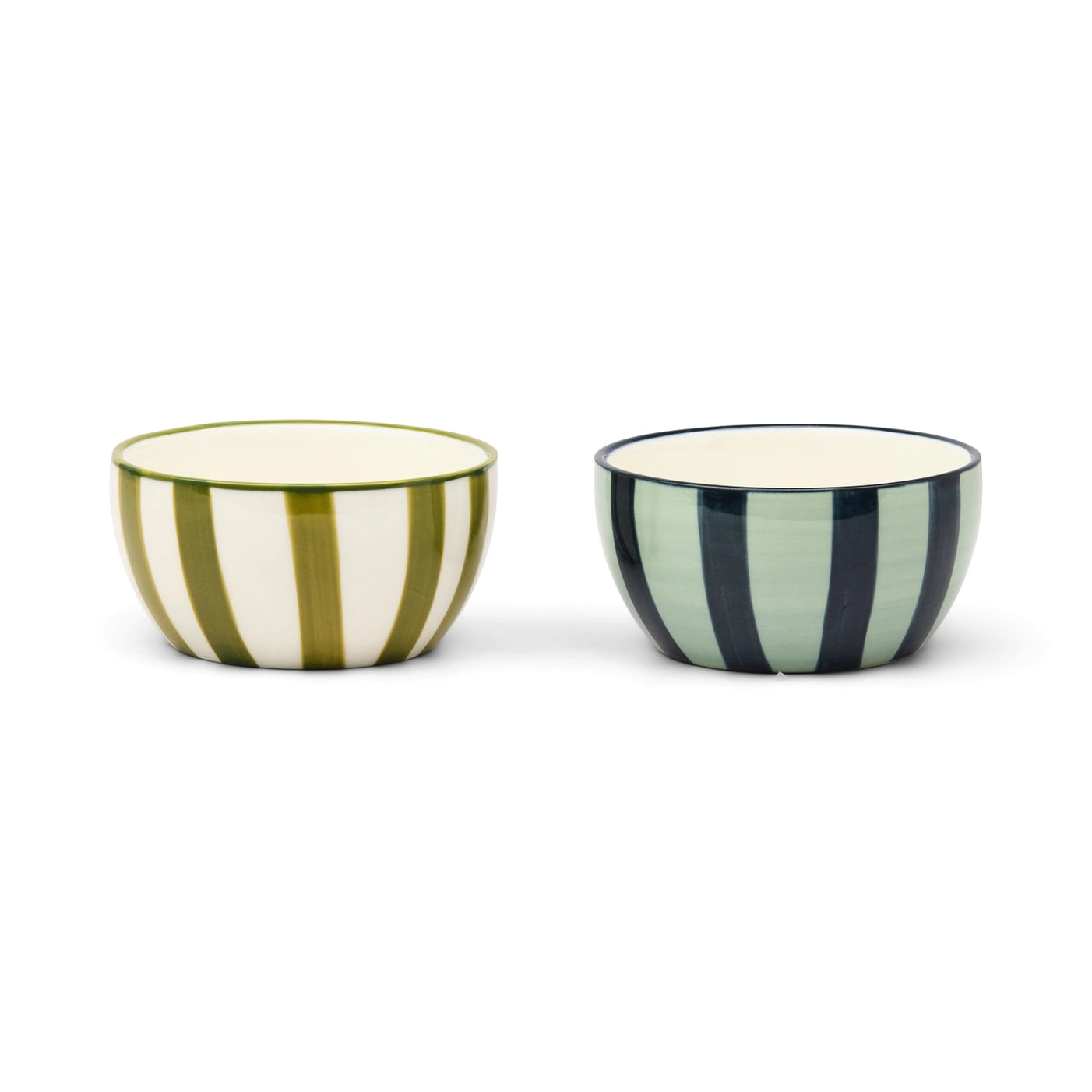 Bella Dipping Bowls Olive & Blue