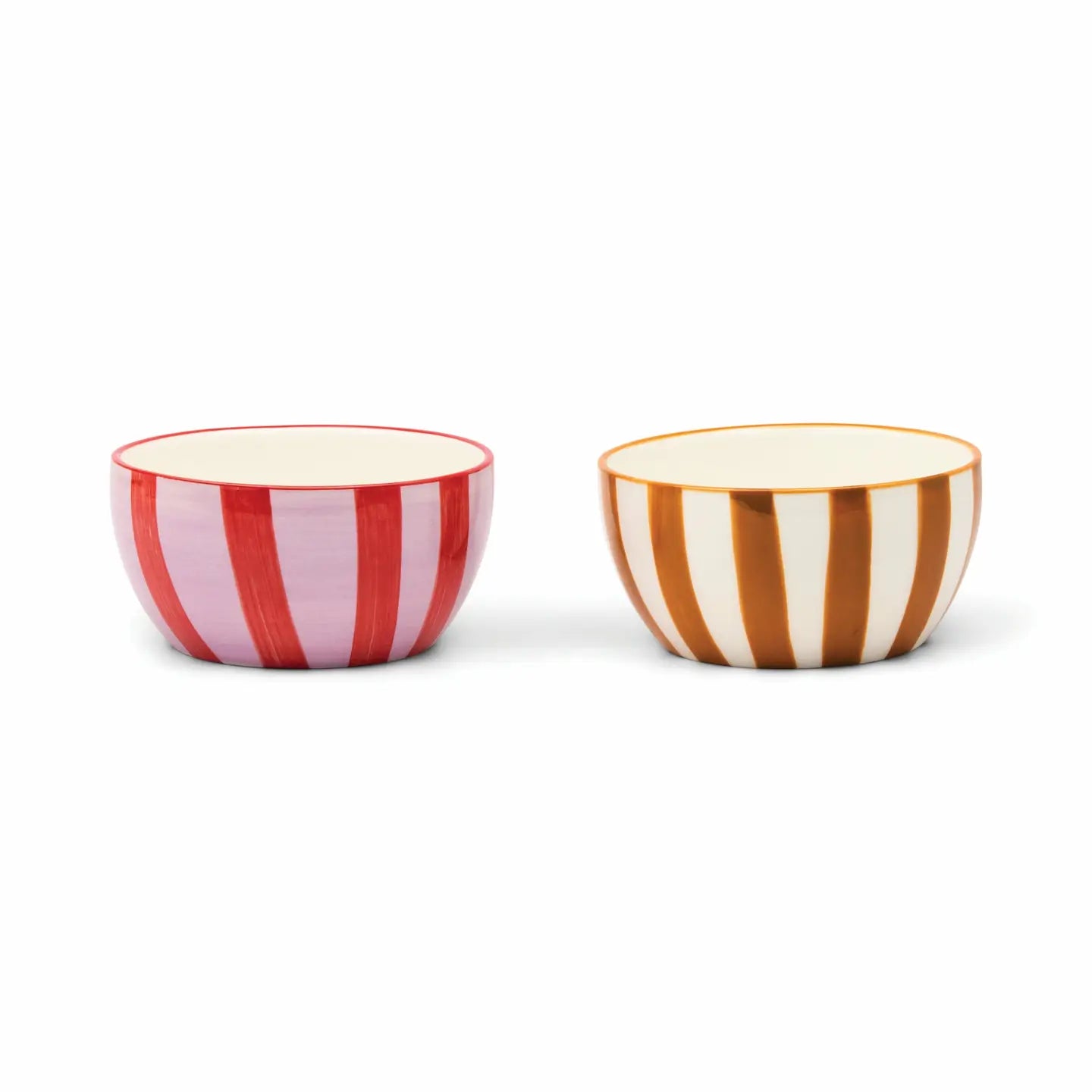 Bella Dipping Bowls Ochre & Rust