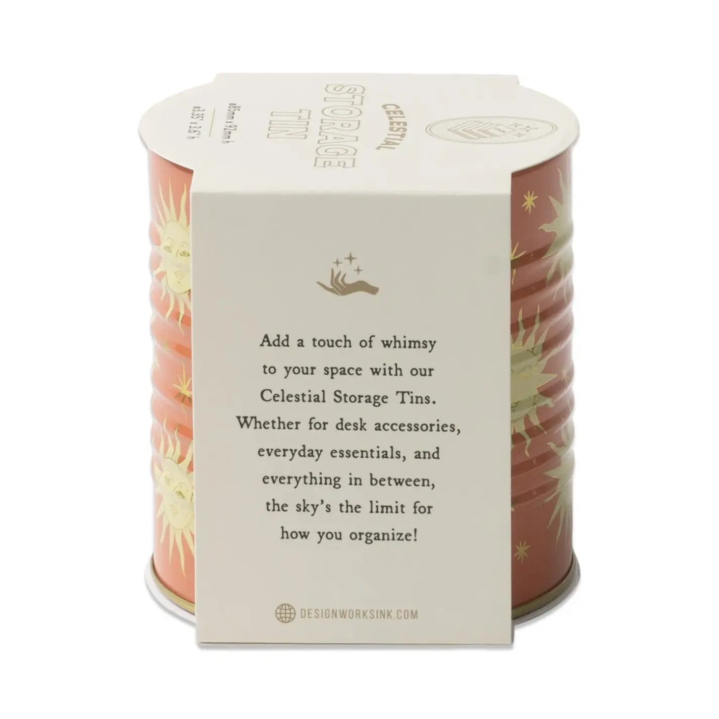 Terracotta Sun Storage Tin