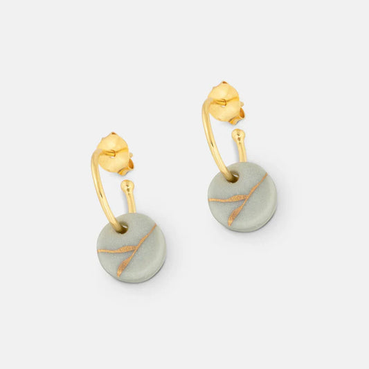 Clay Kintsiguri Earrings Gold