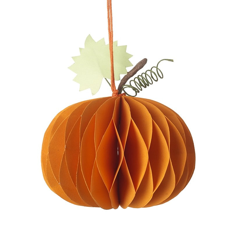 Paper Pumpkin Hanging Decoration