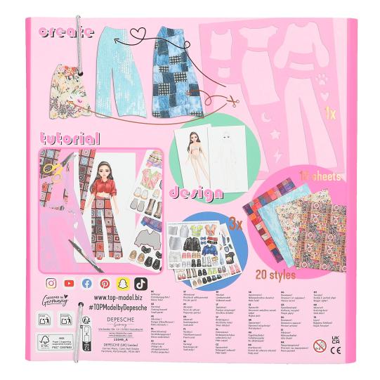 Top Model Create Your Design Studio Colouring Book