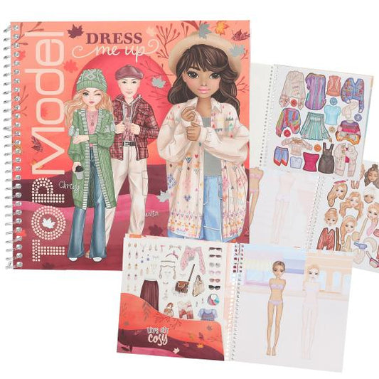 Top Model Dress Up Sticker Book