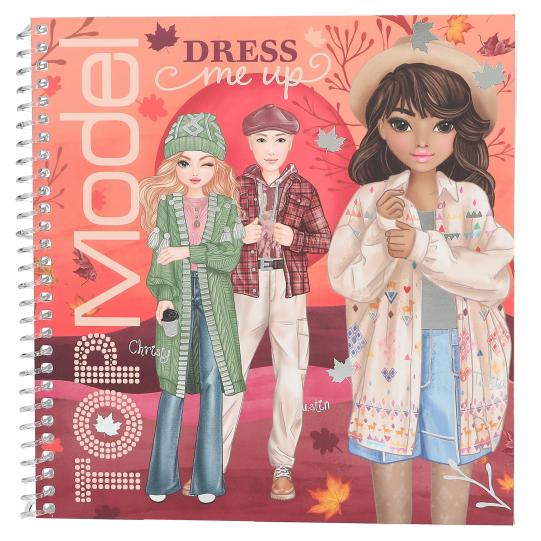 Top Model Dress Up Sticker Book