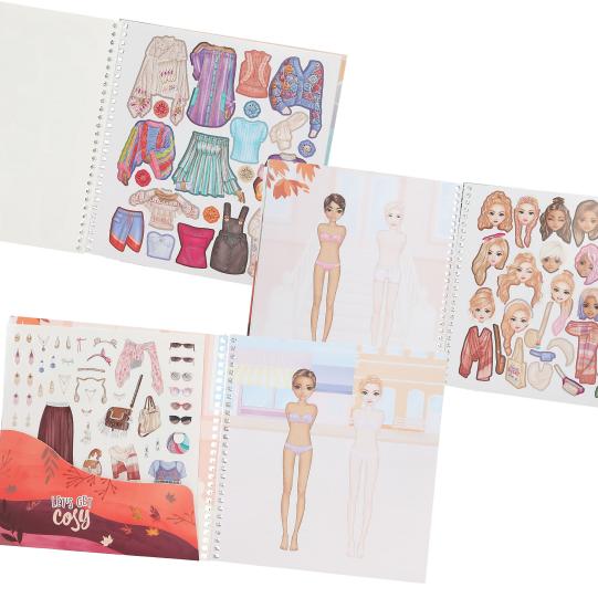 Top Model Dress Up Sticker Book