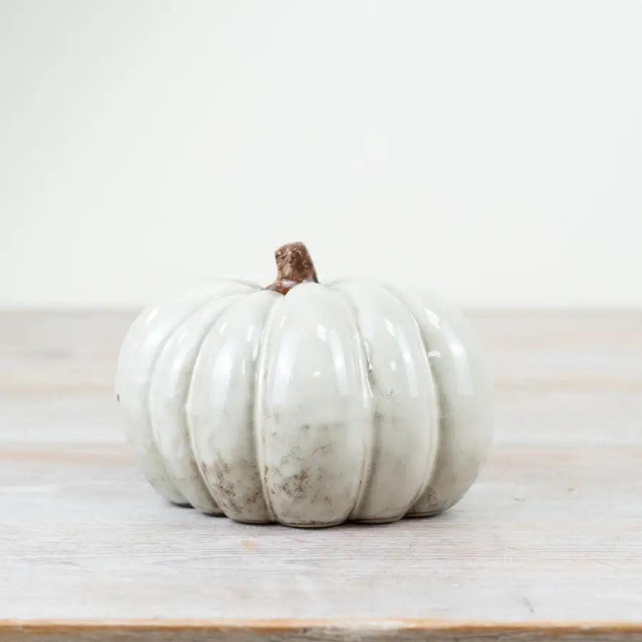 White Pumpkin Ornament