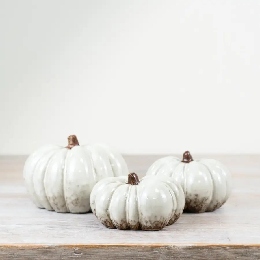 White Pumpkin Ornament
