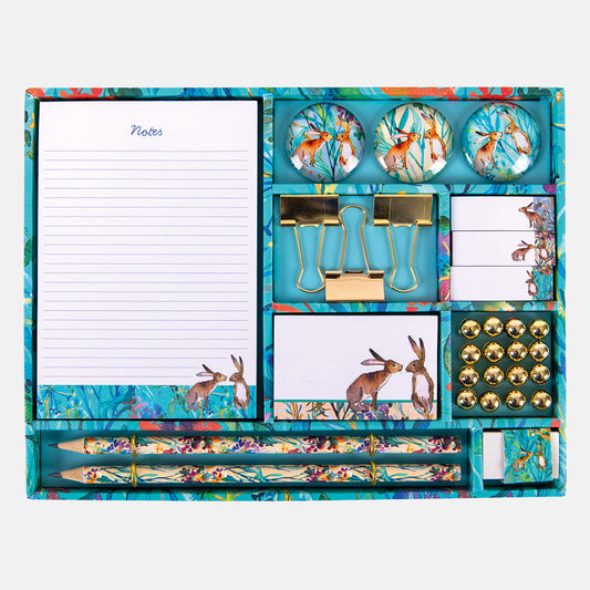 Kissing Hares Stationary Set
