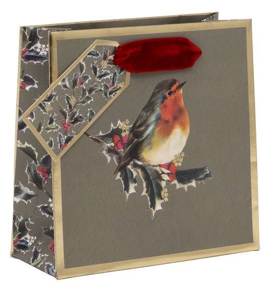 Robin & Holly Small Gift Bag