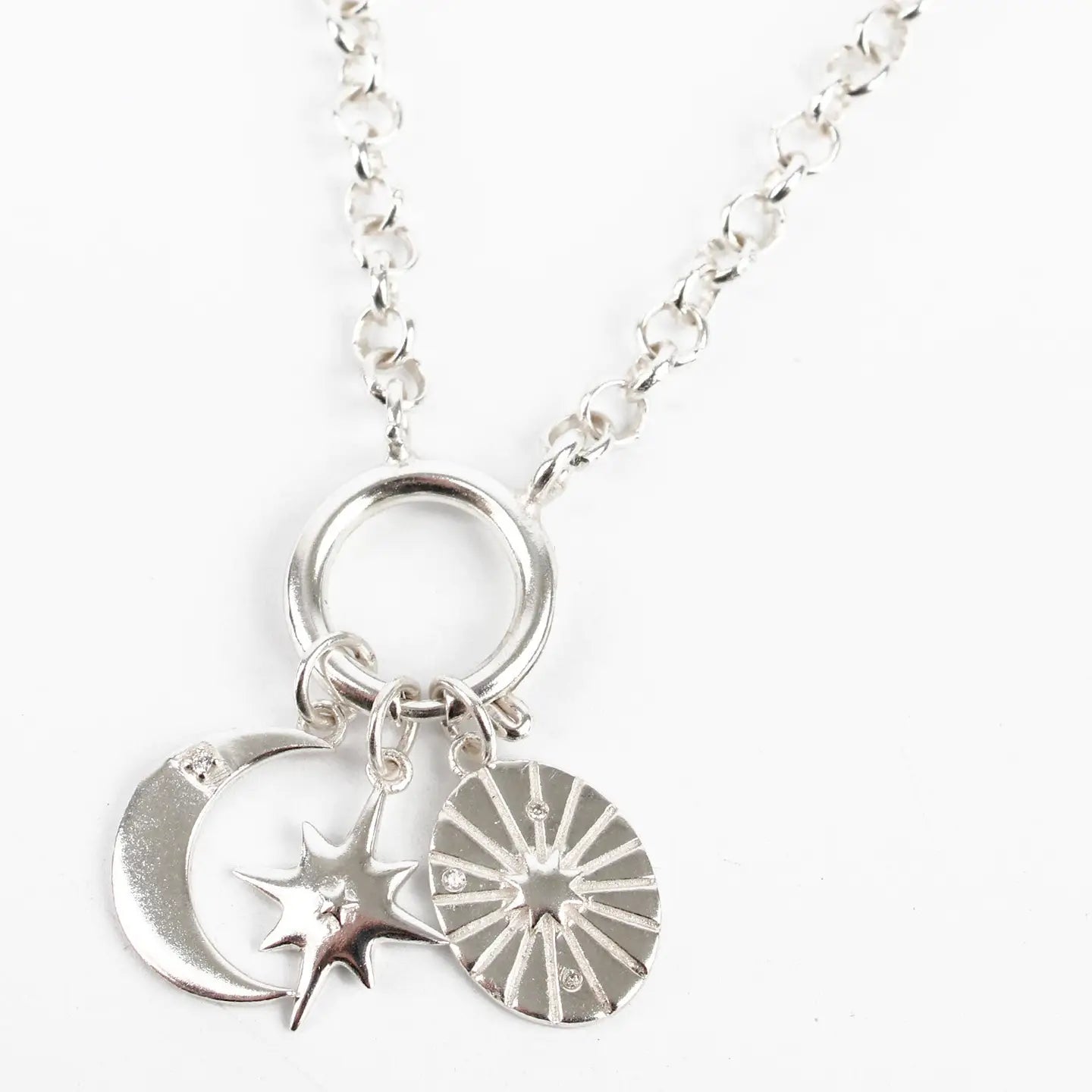 Silver Charm Necklace