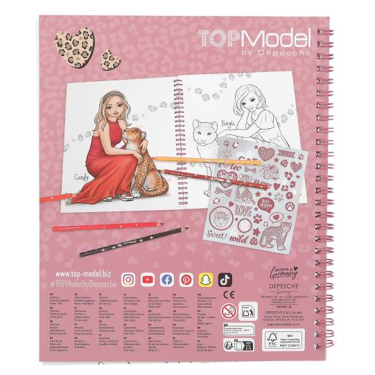 Top Model Leoheart Colouring Book