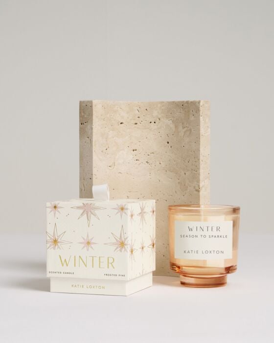 Katie Loxton Sentiment Candle ‘Winter’ Frosted Pine & Cedarwood