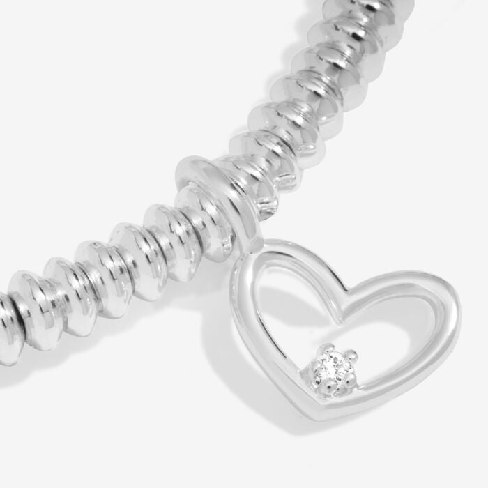 Laboratory Grown Diamond A Little 'Happy 18th Birthday' Bracelet Silver