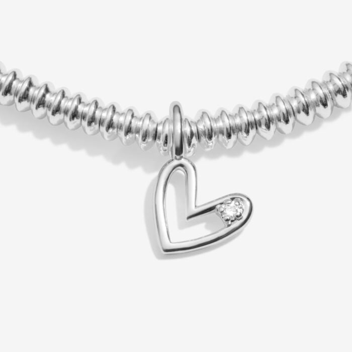 Laboratory Grown Diamond A Little 'Happy 21st Birthday' Bracelet Silver