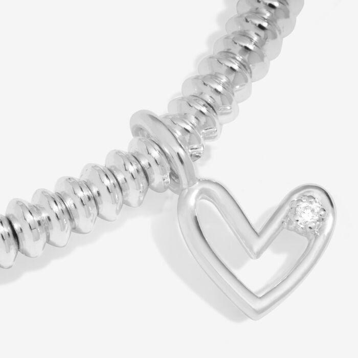 Laboratory Grown Diamond A Little 'Happy 21st Birthday' Bracelet Silver