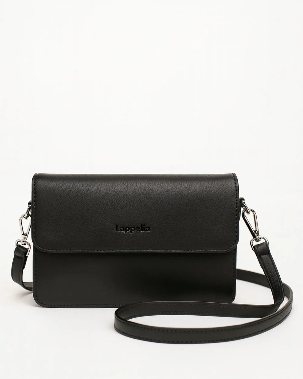 Sofia Leather Crossbody Bag Black