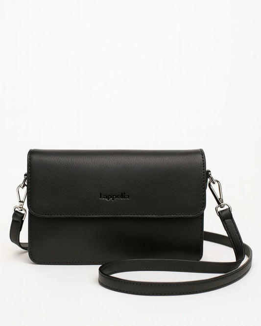 Sofia Leather Crossbody Bag Black