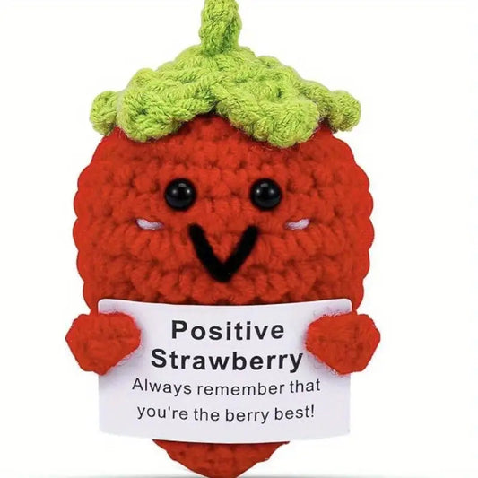 Knitted Positive Strawberry