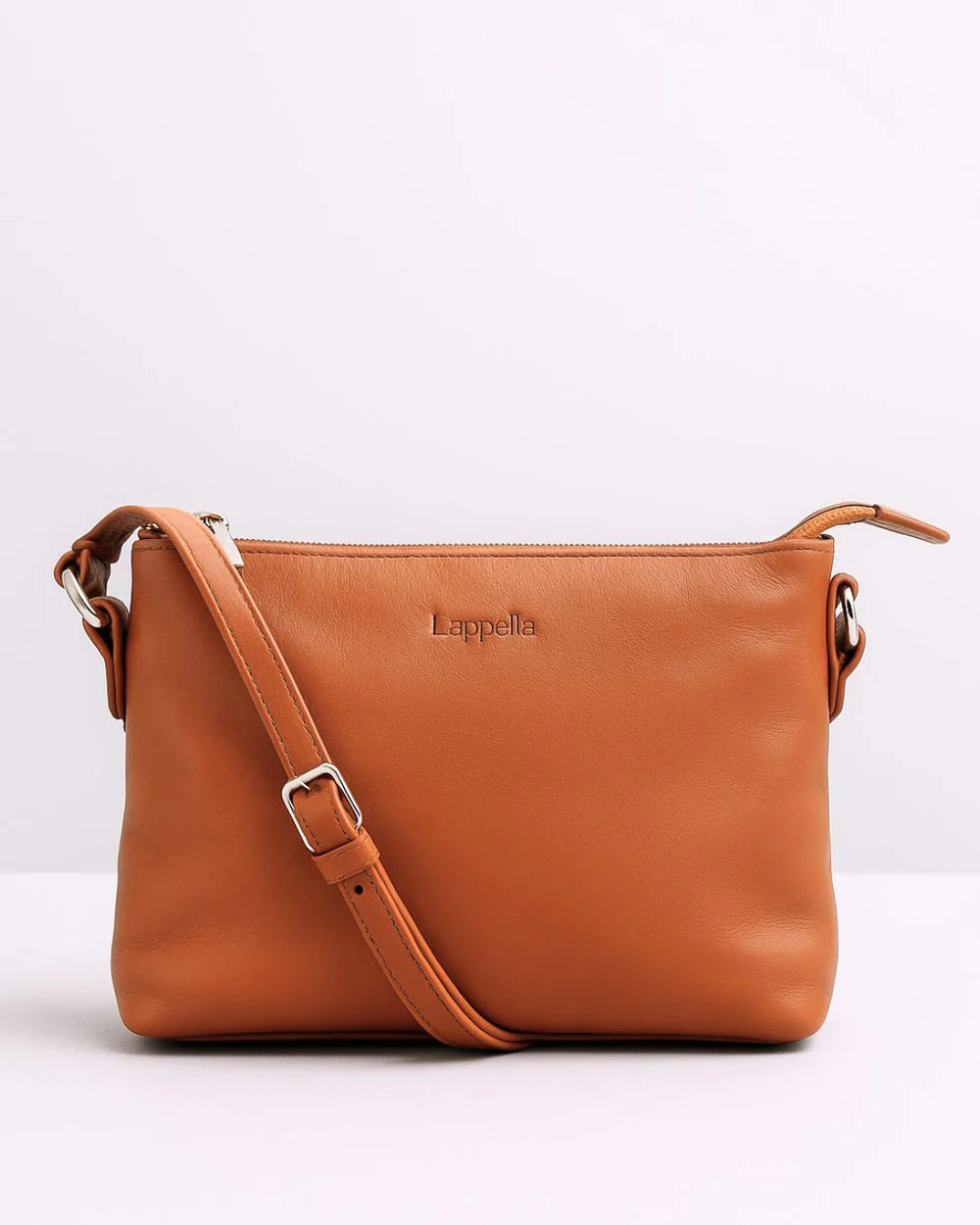 Harriet Leather Crossbody Bag Tan
