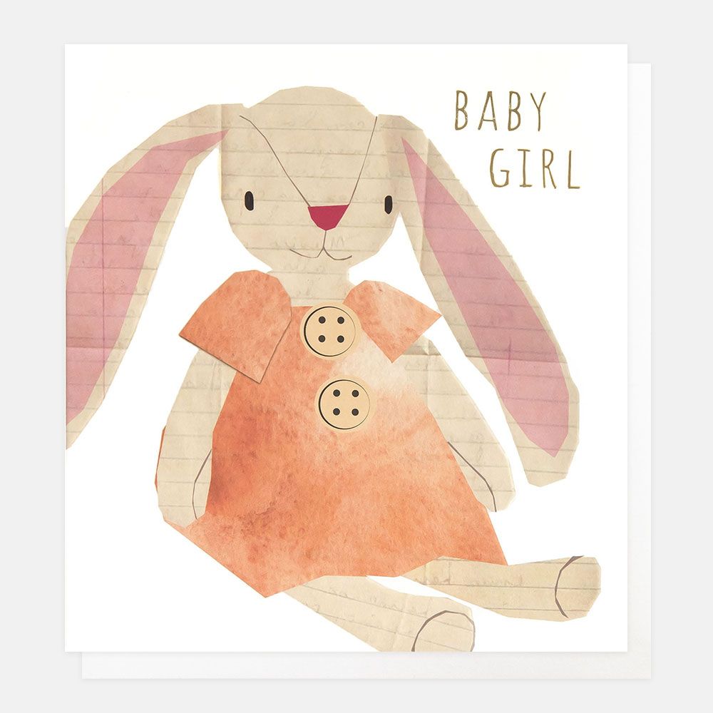 New Baby Girl Greetings Card
