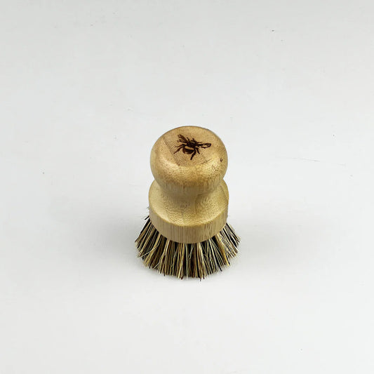 Bee Bamboo Pot Brush