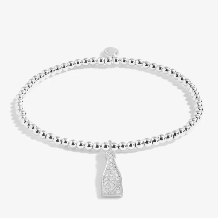 A Little “This Calls For Champagne” Bracelet Silver