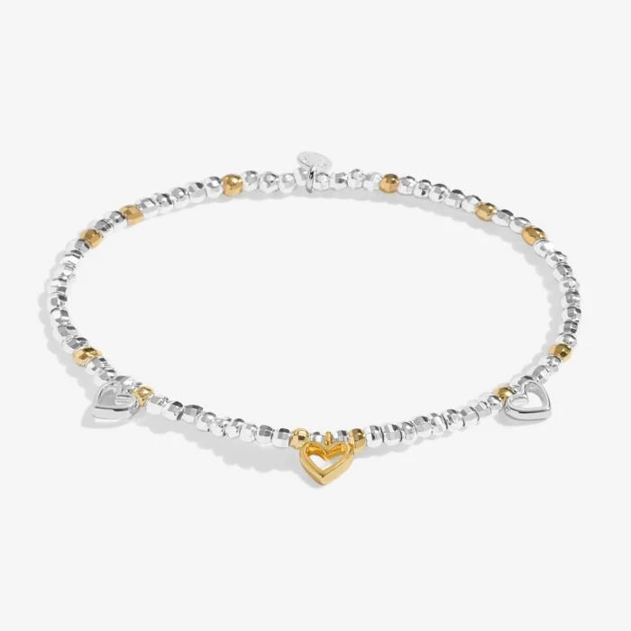 Sparkle Confetti A Little 'Lovely Daughter' Bracelet Silver & Gold
