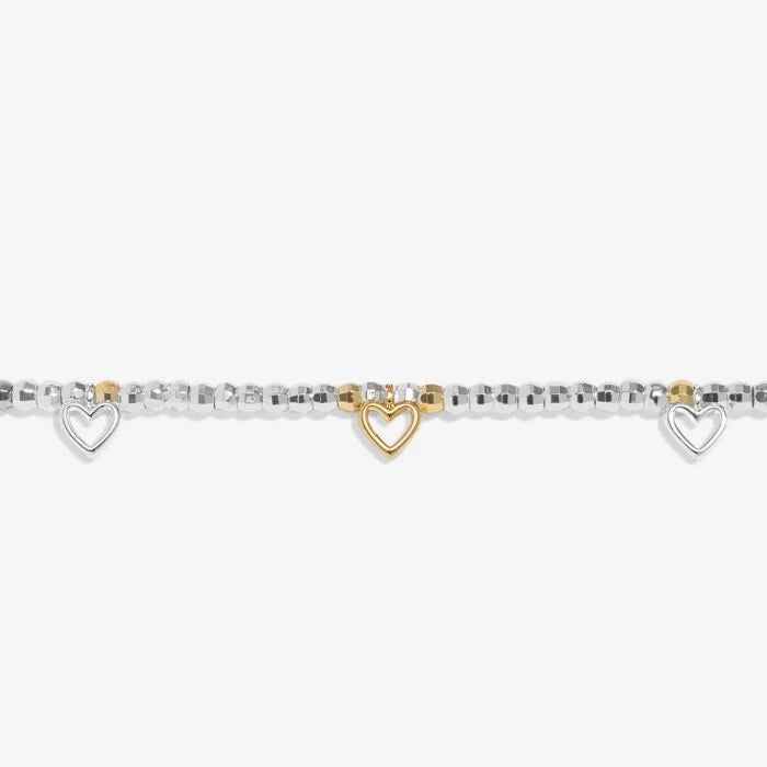 Sparkle Confetti A Little 'Lovely Daughter' Bracelet Silver & Gold