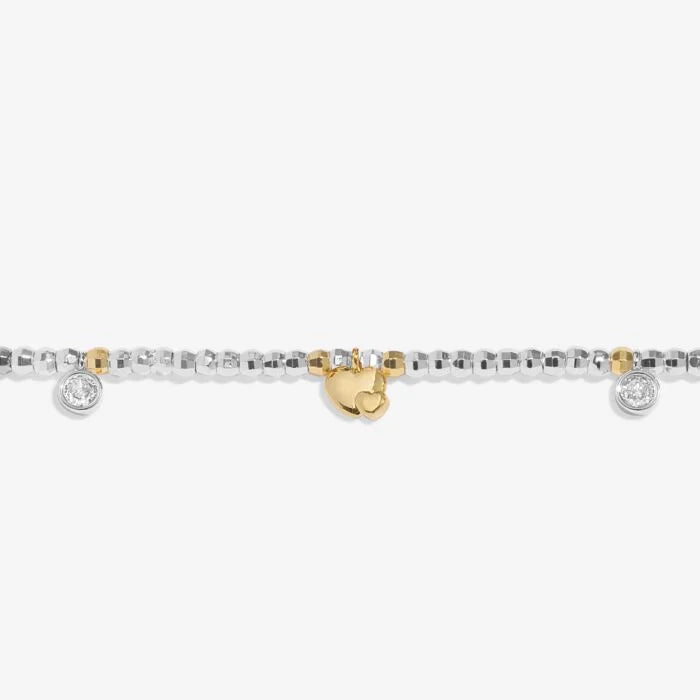 Sparkle Confetti A Little 'Mummy To Be' Bracelet Silver & Gold