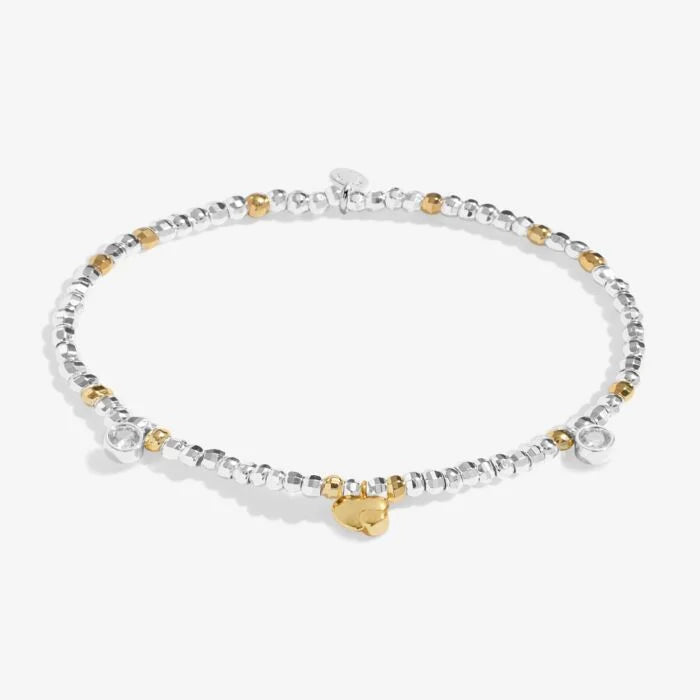 Sparkle Confetti A Little 'Mummy To Be' Bracelet Silver & Gold