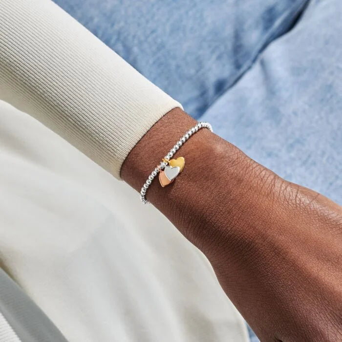 A Little ‘Happy Birthday’ Bracelet Silver, Gold & Rose Gold