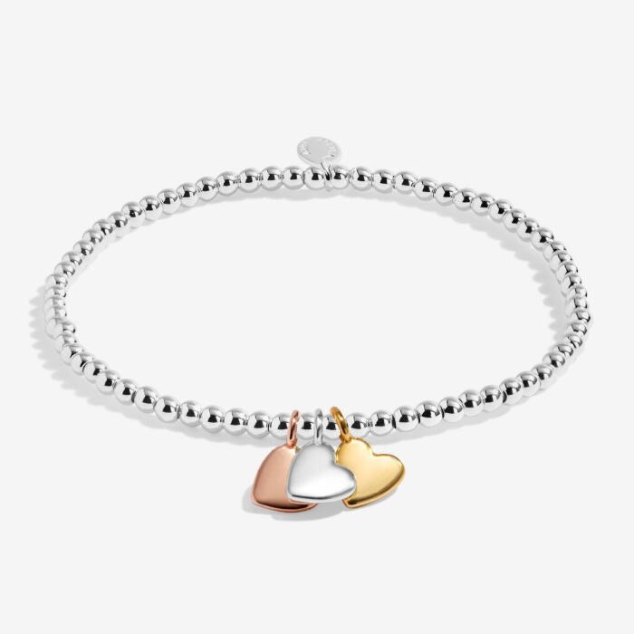 A Little ‘Happy Birthday’ Bracelet Silver, Gold & Rose Gold
