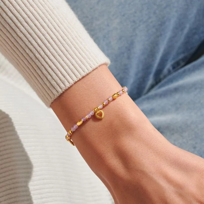 Affirmation Card 'Love' Bracelet Gold
