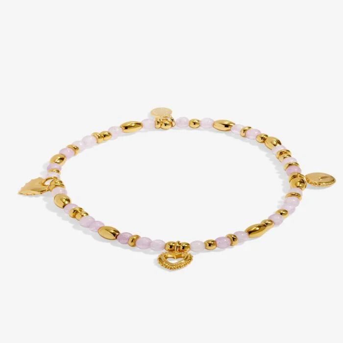 Affirmation Card 'Love' Bracelet Gold