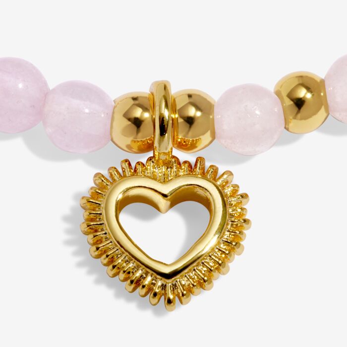 Affirmation Card 'Love' Bracelet Gold