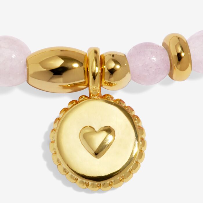 Affirmation Card 'Love' Bracelet Gold