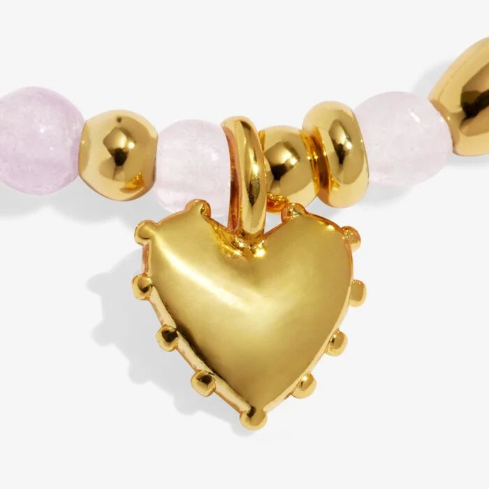 Affirmation Card 'Love' Bracelet Gold
