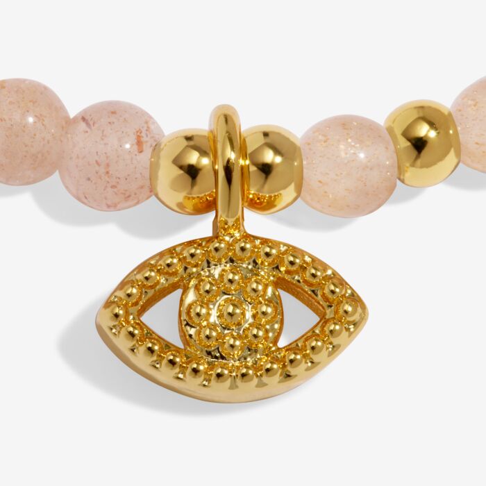 Affirmation Card 'Protection' Bracelet Gold