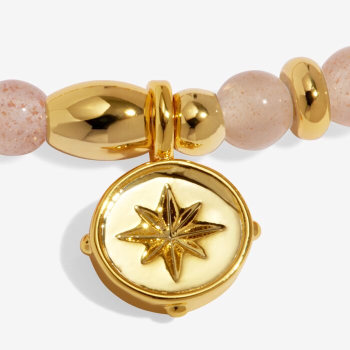 Affirmation Card 'Protection' Bracelet Gold