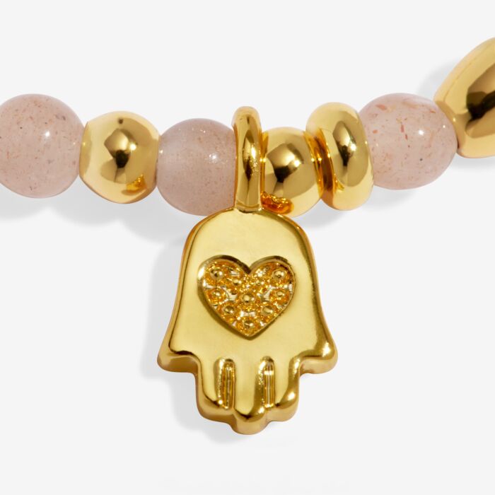 Affirmation Card 'Protection' Bracelet Gold
