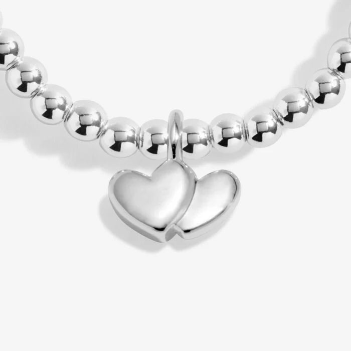 ‘Lovely Friend’ Charm Bracelet Silver