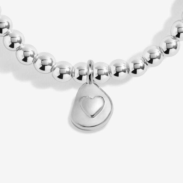 ‘Lovely Friend’ Charm Bracelet Silver