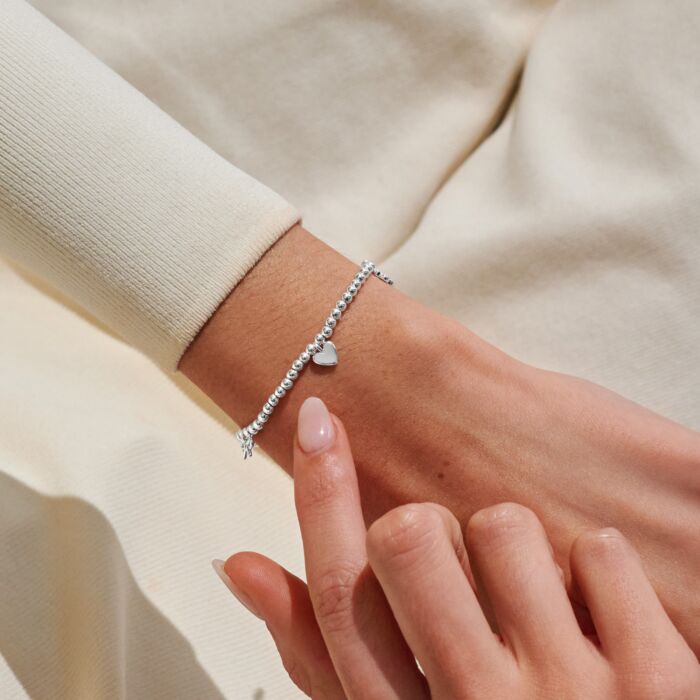 ‘Happy Birthday’ Charm Bracelet Silver