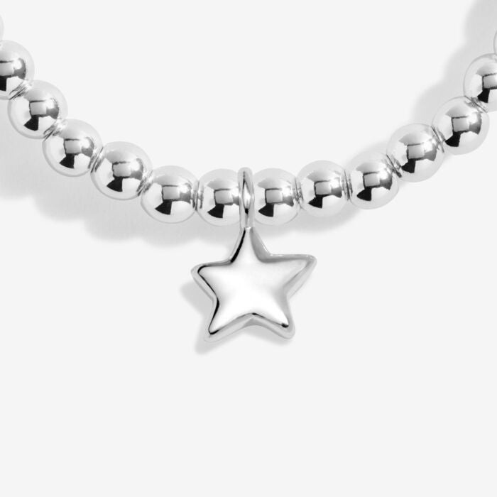 ‘Happy Birthday’ Charm Bracelet Silver