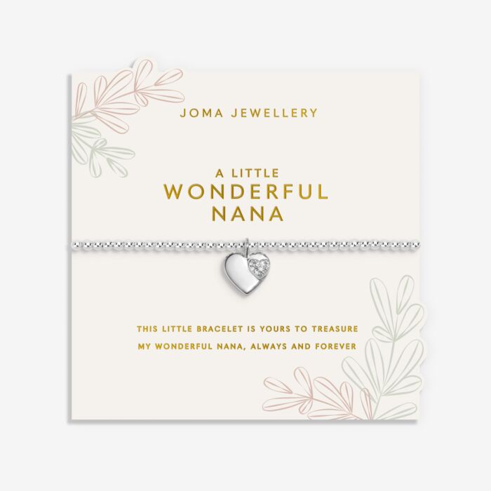 A Little ‘Wonderful Nana’ Bracelet Silver